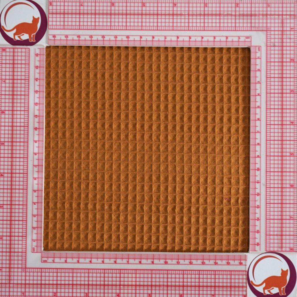 Waffelpique Pikee Baumwolleockergelb
